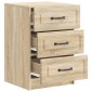 vidaXL Κομοδίνο Sonoma Δρυς 43 x 41 x 63,5 εκ. Επεξεργασμένο Ξύλο