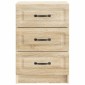 vidaXL Κομοδίνο Sonoma Δρυς 43 x 41 x 63,5 εκ. Επεξεργασμένο Ξύλο