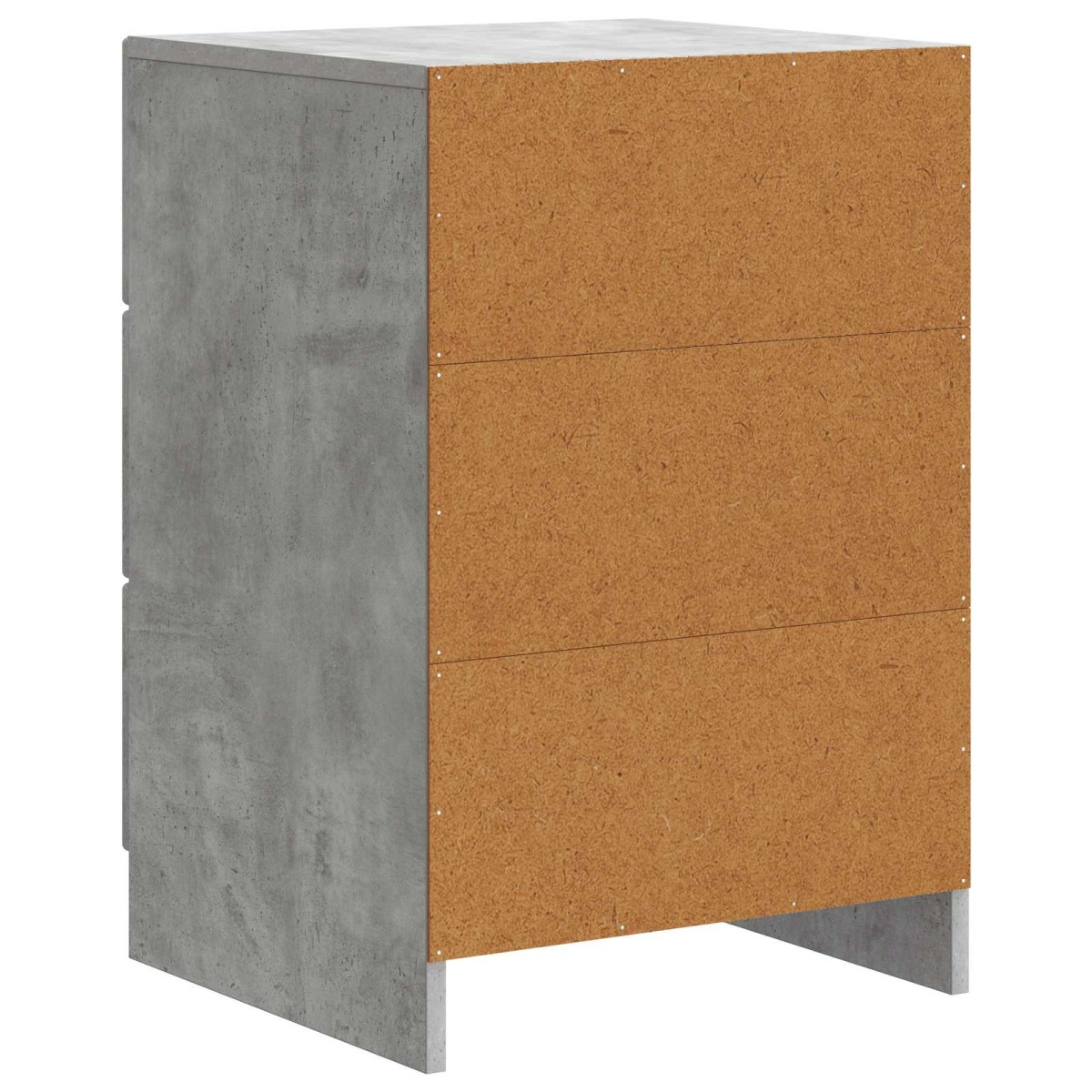 vidaXL Κομοδίνο Γκρι Σκυροδέματος 43 x 41 x 63,5 εκ.