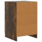 vidaXL Κομοδίνο Καπνισμένο Ξύλο Δρυός 43 x 41 x 63,5 εκ.