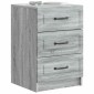 vidaXL Κομοδίνο Γκρι Sonoma 43 x 41 x 63,5 εκ. Επεξεργασμένο Ξύλο