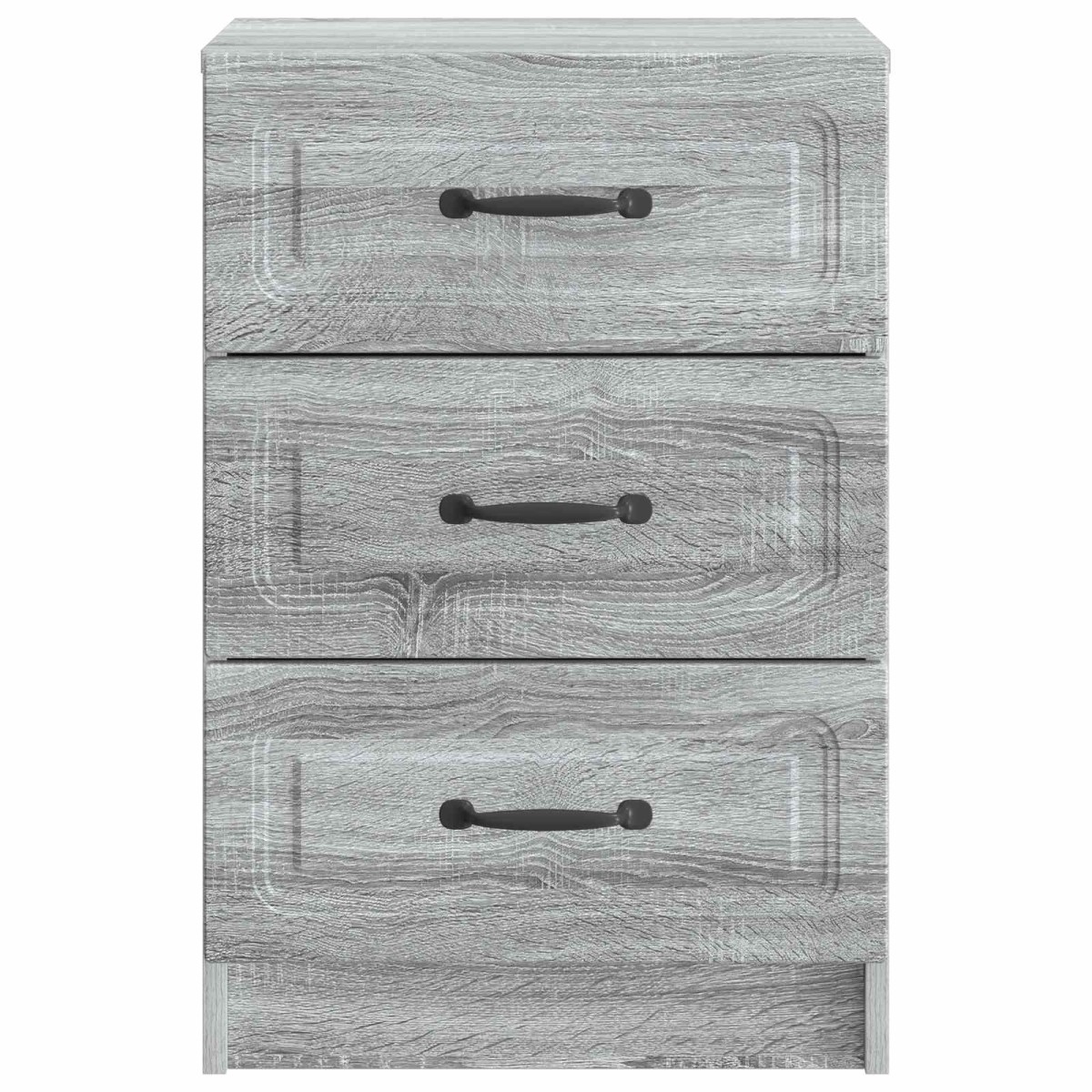 vidaXL Κομοδίνο Γκρι Sonoma 43 x 41 x 63,5 εκ. Επεξεργασμένο Ξύλο