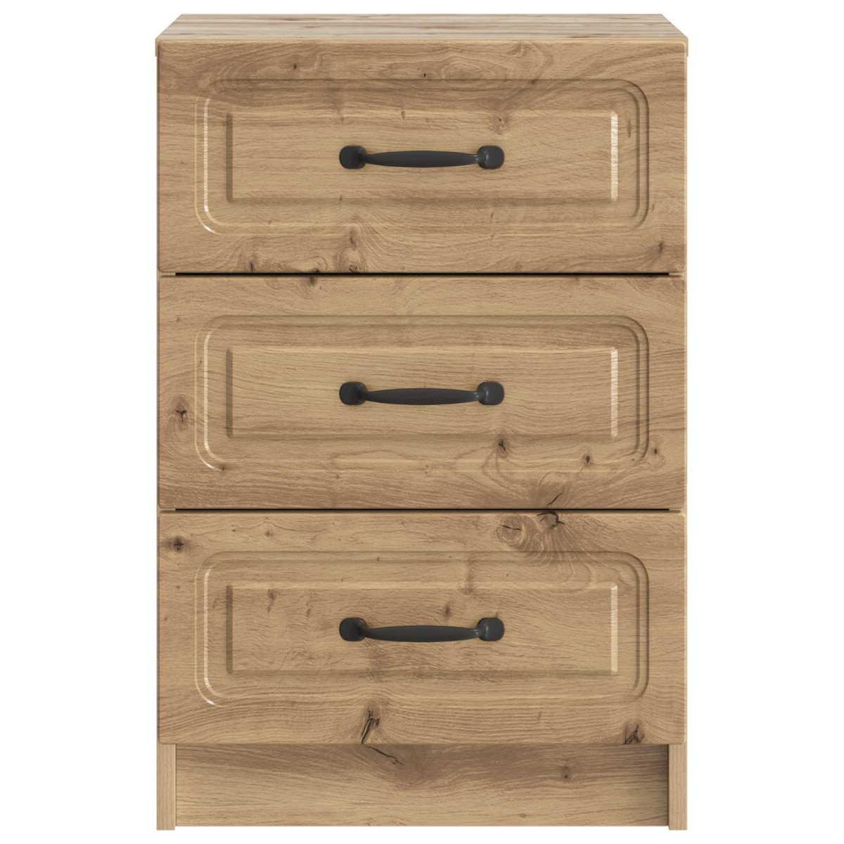 vidaXL Κομοδίνο Artisan Δρυς 43 x 41 x 63,5 εκ. Επεξεργασμένο Ξύλο
