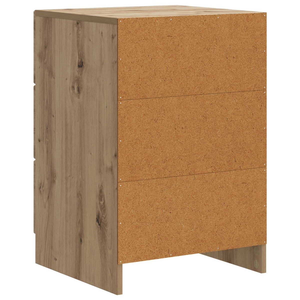 vidaXL Κομοδίνο Artisan Δρυς 43 x 41 x 63,5 εκ. Επεξεργασμένο Ξύλο
