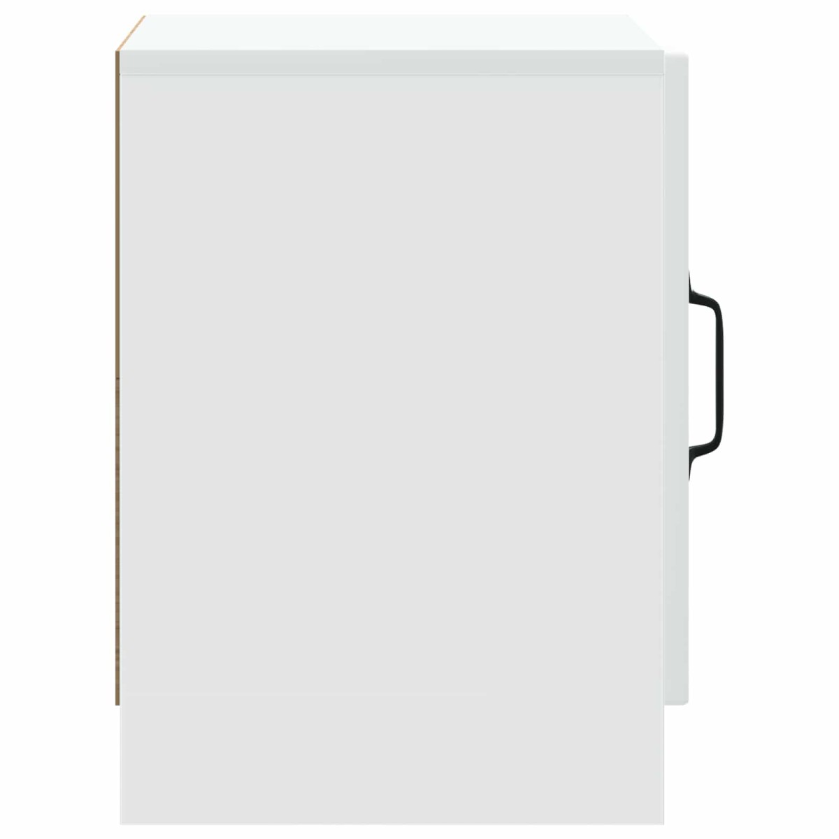 vidaXL Κομοδίνο Λευκό 43 x 34,5 x 47 εκ. Επεξεργασμένο Ξύλο
