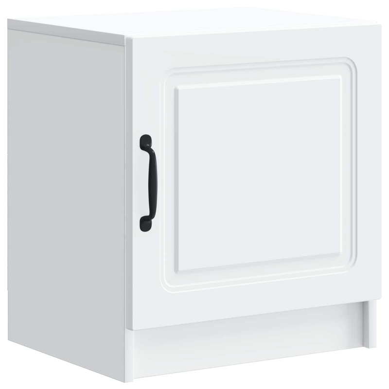 vidaXL Κομοδίνο Λευκό 43 x 34,5 x 47 εκ. Επεξεργασμένο Ξύλο