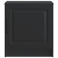 vidaXL Κομοδίνο Μαύρο 43 x 34,5 x 47 εκ. Επεξεργασμένο Ξύλο