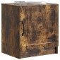 vidaXL Κομοδίνο Καπνισμένο Ξύλο Δρυός 43 x 34,5 x 47 εκ.