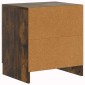 vidaXL Κομοδίνο Καπνισμένο Ξύλο Δρυός 43 x 34,5 x 47 εκ.