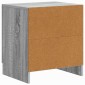vidaXL Κομοδίνο Γκρι Sonoma 43 x 34,5 x 47 εκ. Επεξεργασμένο Ξύλο