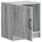 vidaXL Κομοδίνο 2 τεμ. Γκρι Sonoma 43 x 34,5 x 47 εκ.