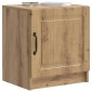 vidaXL Κομοδίνο Artisan Δρυς 43 x 34,5 x 47 εκ. Επεξεργασμένο Ξύλο