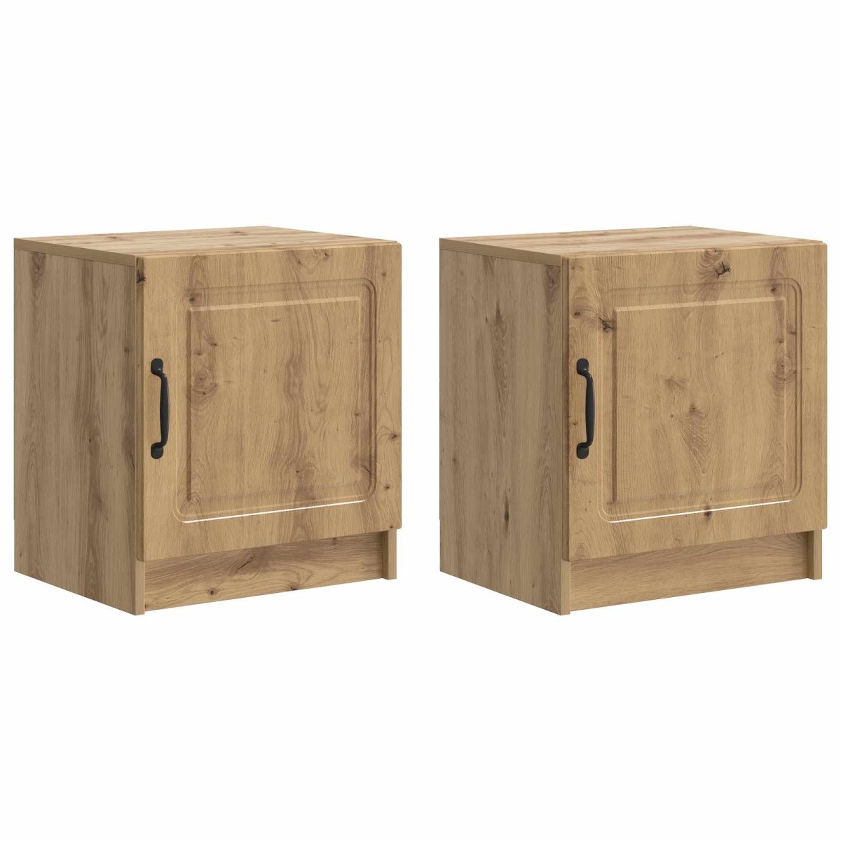 vidaXL Κομοδίνο 2 τεμ. Artisan Δρυς 43 x 34,5 x 47 εκ.