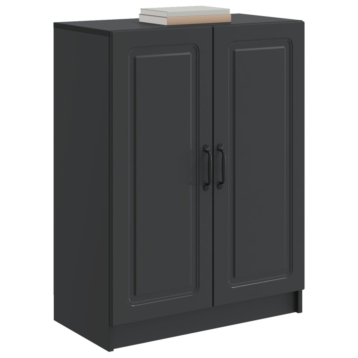 vidaXL Πλαϊνό γραφείο Μαύρο 66 x 34,5 x 87 εκ. Επεξεργασμένο Ξύλο