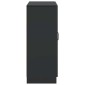 vidaXL Πλαϊνό γραφείο Μαύρο 66 x 34,5 x 87 εκ. Επεξεργασμένο Ξύλο