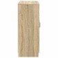 vidaXL Πλαϊνό γραφείο Sonoma Δρυς 66 x 34,5 x 87 εκ.