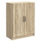 vidaXL Πλαϊνό γραφείο Sonoma Δρυς 66 x 34,5 x 87 εκ.