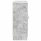 vidaXL Πλαϊνό γραφείο Γκρι Σκυροδέματος 66 x 34,5 x 87 εκ.
