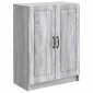 vidaXL Πλαϊνό γραφείο Γκρι Sonoma 66 x 34,5 x 87 εκ.