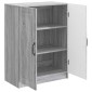 vidaXL Πλαϊνό γραφείο Γκρι Sonoma 66 x 34,5 x 87 εκ.