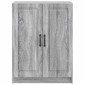 vidaXL Πλαϊνό γραφείο Γκρι Sonoma 66 x 34,5 x 87 εκ.