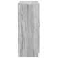 vidaXL Πλαϊνό γραφείο Γκρι Sonoma 66 x 34,5 x 87 εκ.