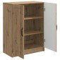 vidaXL Πλαϊνό γραφείο Artisan Δρυς 66 x 34,5 x 87 εκ.