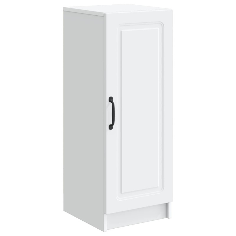 vidaXL Πλαϊνό γραφείο Λευκό 33 x 34,5 x 87 εκ. Επεξεργασμένο Ξύλο