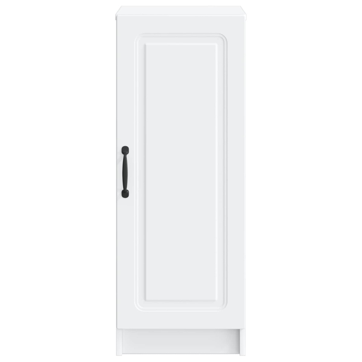 vidaXL Πλαϊνό γραφείο Λευκό 33 x 34,5 x 87 εκ. Επεξεργασμένο Ξύλο