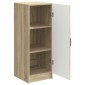 vidaXL Πλαϊνό γραφείο Sonoma Δρυς 33 x 34,5 x 87 εκ.