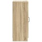 vidaXL Πλαϊνό γραφείο Sonoma Δρυς 33 x 34,5 x 87 εκ.