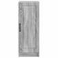 vidaXL Πλαϊνό γραφείο Γκρι Sonoma 33 x 34,5 x 87 εκ.