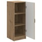 vidaXL Πλαϊνό γραφείο Artisan Δρυς 33 x 34,5 x 87 εκ.