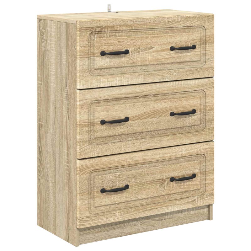 vidaXL Ντουλάπι με Συρτάρια Sonoma Δρυς 66 x 34,5 x 87 εκ.