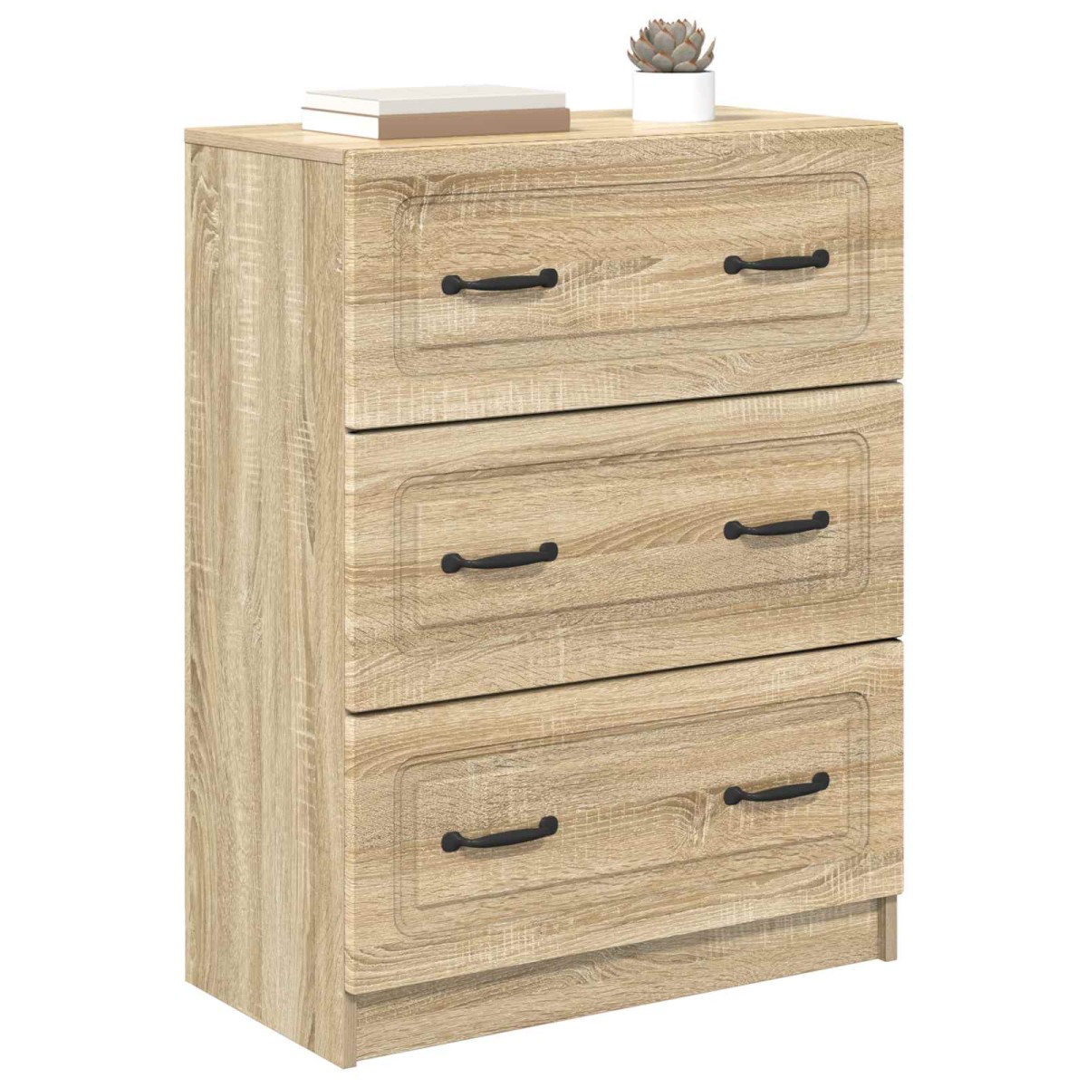 vidaXL Ντουλάπι με Συρτάρια Sonoma Δρυς 66 x 34,5 x 87 εκ.