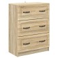 vidaXL Ντουλάπι με Συρτάρια Sonoma Δρυς 66 x 34,5 x 87 εκ.