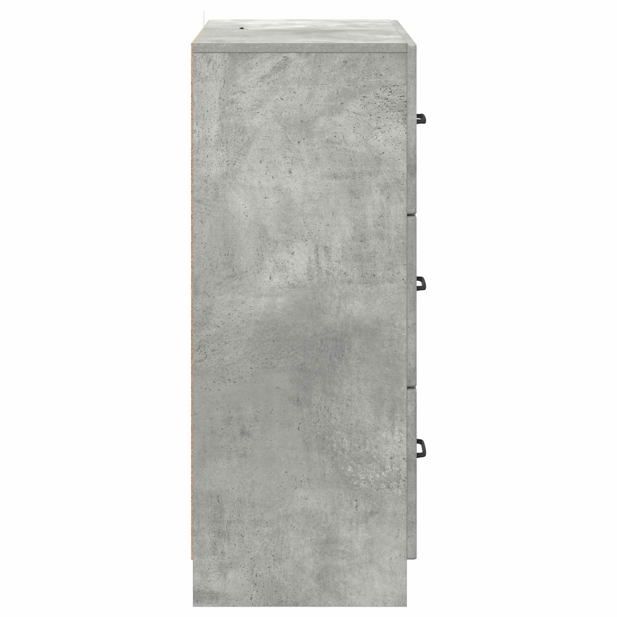 vidaXL Ντουλάπι με Συρτάρια Γκρι Σκυροδέματος 66 x 34,5 x 87 εκ.