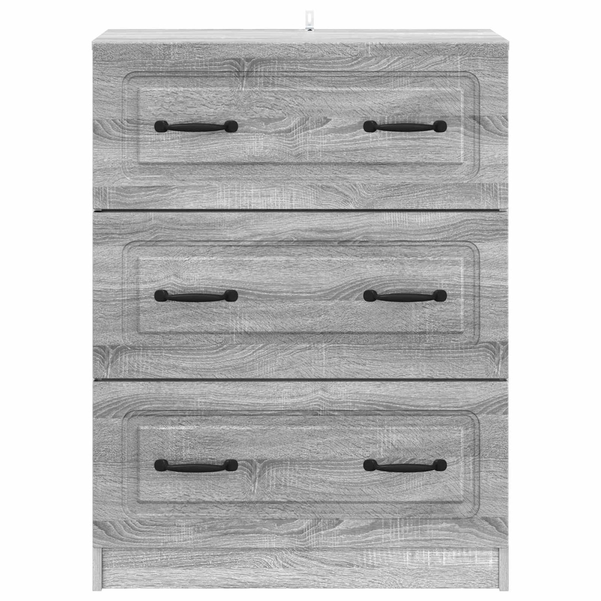 vidaXL Ντουλάπι με Συρτάρια Γκρι Sonoma 66 x 34,5 x 87 εκ.