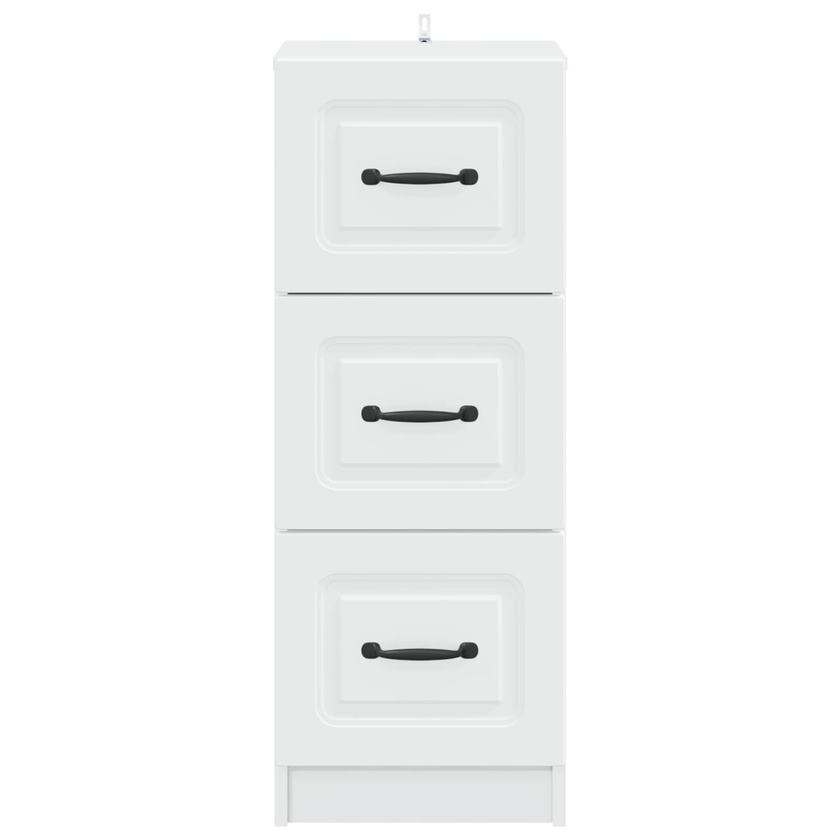 vidaXL Ντουλάπι με Συρτάρια Λευκό 33 x 34,5 x 87 εκ.