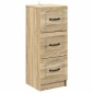 vidaXL Ντουλάπι με Συρτάρια Sonoma Δρυς 33 x 34,5 x 87 εκ.
