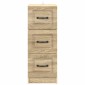 vidaXL Ντουλάπι με Συρτάρια Sonoma Δρυς 33 x 34,5 x 87 εκ.