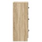vidaXL Ντουλάπι με Συρτάρια Sonoma Δρυς 33 x 34,5 x 87 εκ.