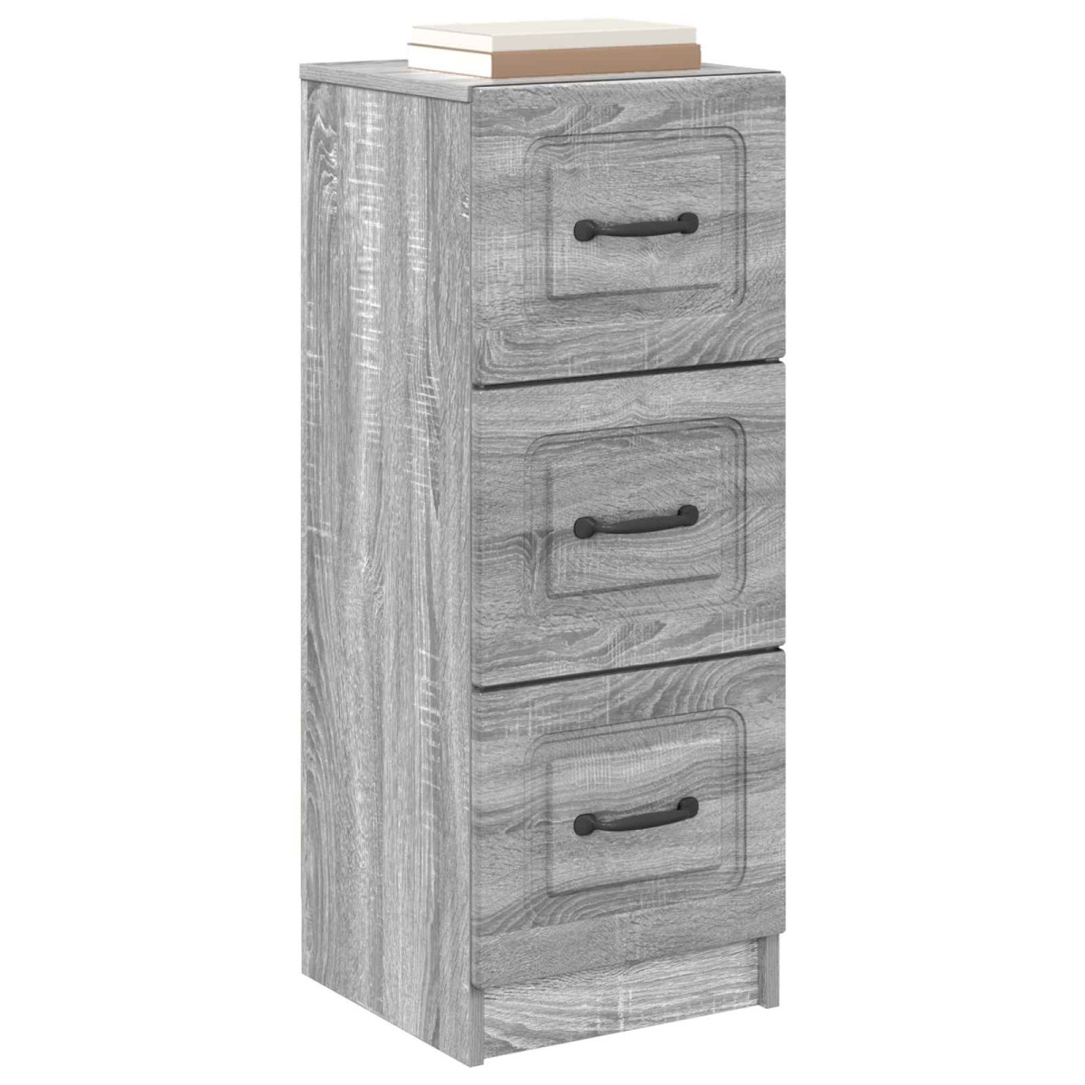 vidaXL Ντουλάπι με Συρτάρια Γκρι Sonoma 33 x 34,5 x 87 εκ.