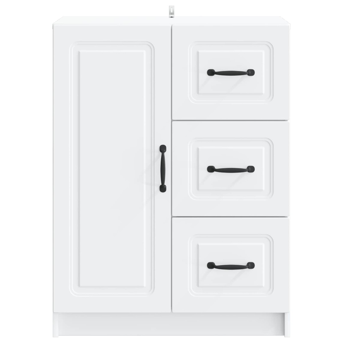 vidaXL Πλαϊνό γραφείο Λευκό 66 x 34,5 x 87 εκ. Επεξεργασμένο Ξύλο