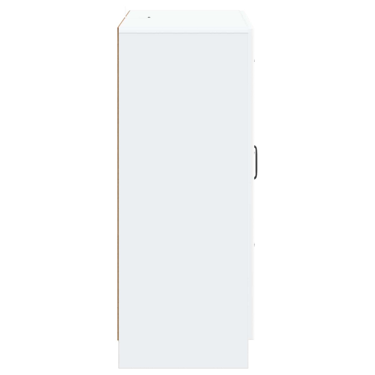 vidaXL Πλαϊνό γραφείο Λευκό 66 x 34,5 x 87 εκ. Επεξεργασμένο Ξύλο