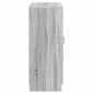 vidaXL Πλαϊνό γραφείο με συρτάρι Γκρι Sonoma 66 x 34,5 x 87 εκ.