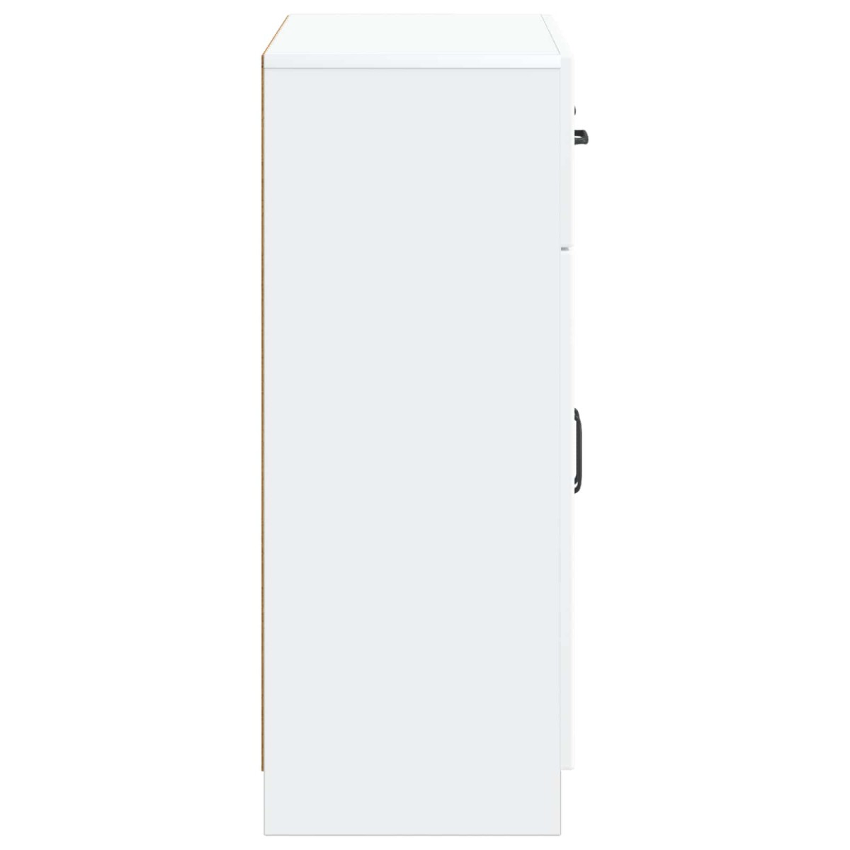 vidaXL Πλαϊνό γραφείο Λευκό 66 x 34,5 x 87 εκ. Επεξεργασμένο Ξύλο