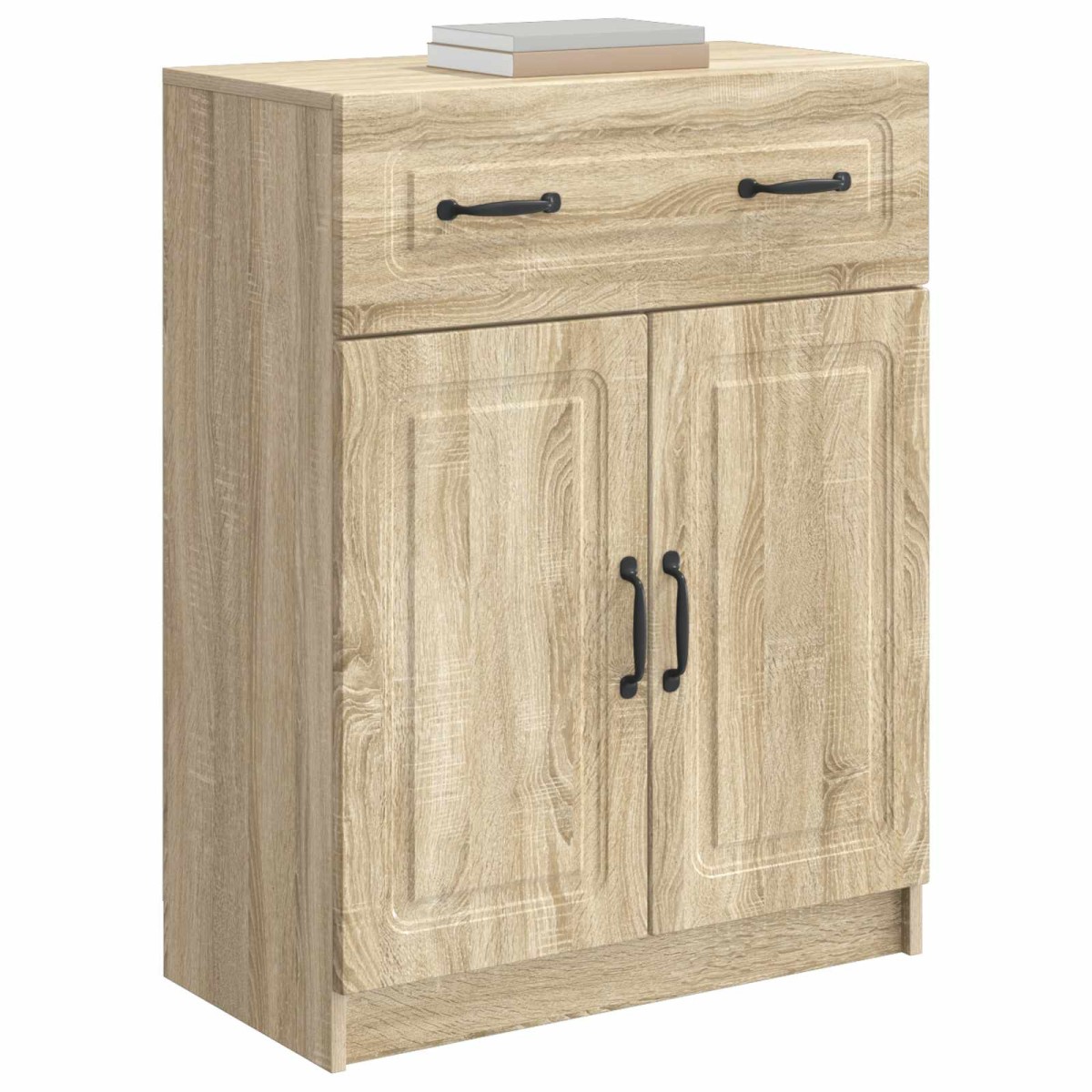 vidaXL Πλαϊνό γραφείο με συρτάρι Sonoma Δρυς 66 x 34,5 x 87 εκ.