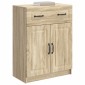 vidaXL Πλαϊνό γραφείο με συρτάρι Sonoma Δρυς 66 x 34,5 x 87 εκ.