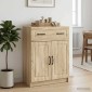 vidaXL Πλαϊνό γραφείο με συρτάρι Sonoma Δρυς 66 x 34,5 x 87 εκ.